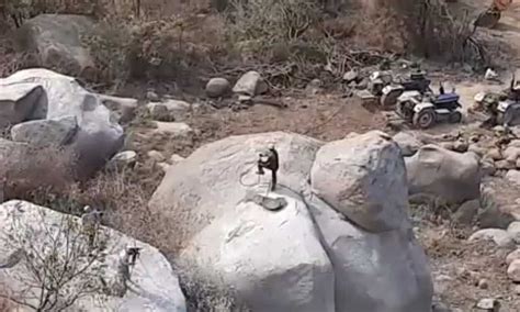 Hyderabad Rocks Being Drilled At Khajaguda Hills Despite Hc Order Say