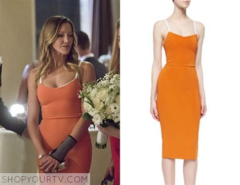 Arrow Season 3 Episode 17 Laurel’s Orange And White Dress Shop Your Tv
