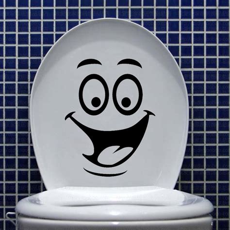 Diy Toilet Seat Wall Sticker Decals Vinyl Art Wallpaper Removable