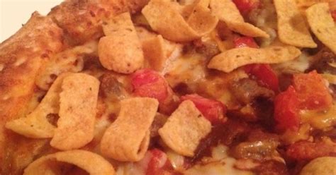 The Fast Foodie Reviews Papa John S Fritos Chili Pizza Cbs San Francisco