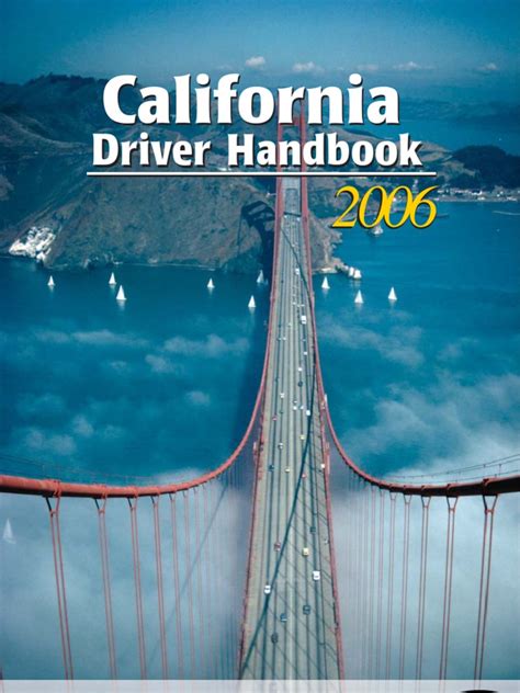 Ca Drivers Manual Department Of Motor Vehicles Traffic