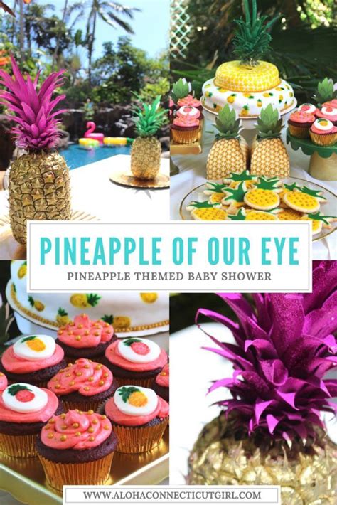 Pineapple Of Our Eye Baby Shower So Cute Pineapple Baby Shower