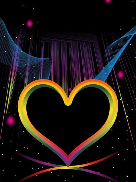 Colorful Hearts Backgrounds Wallpaper Cave
