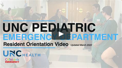 Pediatric Emergency Department Rotation Orientation Video On Vimeo
