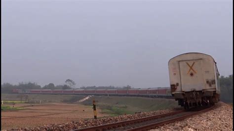 Tilting Train Rajdhani Express Takes A 180 Degree Turn Youtube