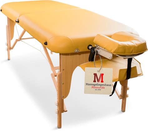 Massunda Comfort Deluxe Table De Massage Pliante Et Réglable En Hauteur Table De Massage