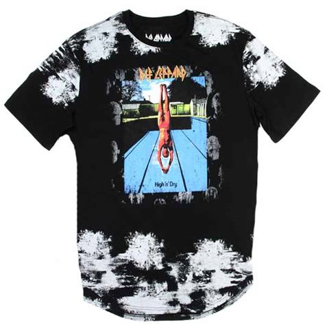 Def Leppard Unisex High N Dry Album Cover Graphic T Shirt