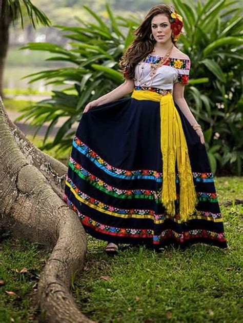 Traje Regional Tabasco Mexican Dresses Traditional Mexican Dress Mexico Dress