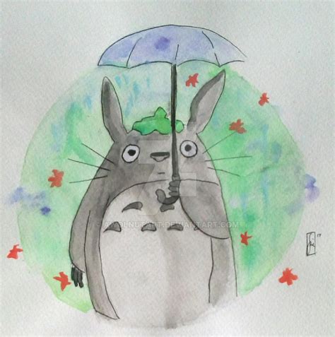 Totoro Watercolor By Awolnutart On Deviantart