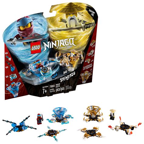 Lego Ninjago Spinjitzu Nya And Wu 70663 Building Kit 227 Piece