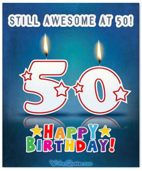 Inspirational 50th Birthday Wishes And Images