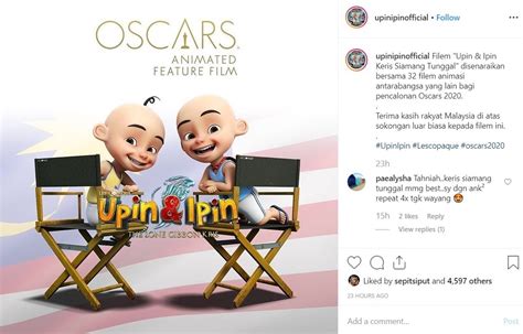 After 5 years working with the team for upin & ipin keris siamang tunggal, yesterday i watched the movie for the first time as an audience with my family. Filem Upin & Ipin: Keris Siamang Tunggal Tersenarai ...