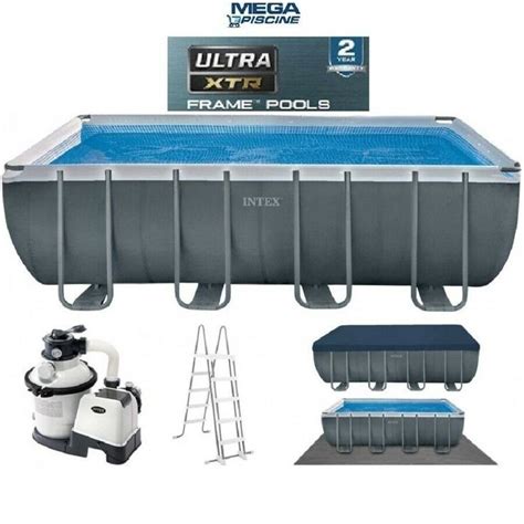 Pool Set With Sand Filter Pump Ladder Ground Cloth Pool Cover