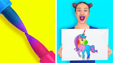 Fun Art Ideas And Drawing Tricks Easy And Cool Art Hacks By 123 Go
