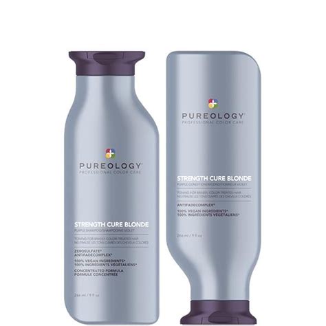 Pureology Strength Cure Blonde Shampoo And Conditioner Duo Set 9 Oz