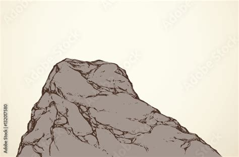 Cliff Vector Drawing Stock Image And Royalty Free Vector Files On