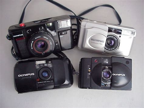 Four Olympus Rangefinder Cameras The Mju 1 The Xa 2 The Catawiki
