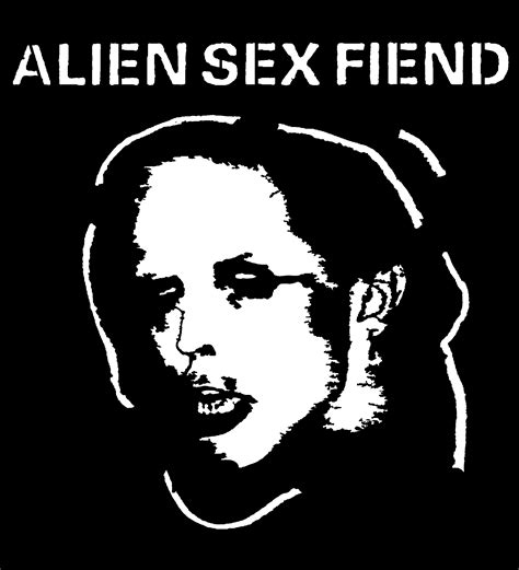 alien sex fiend flyer art r anarchostencilism