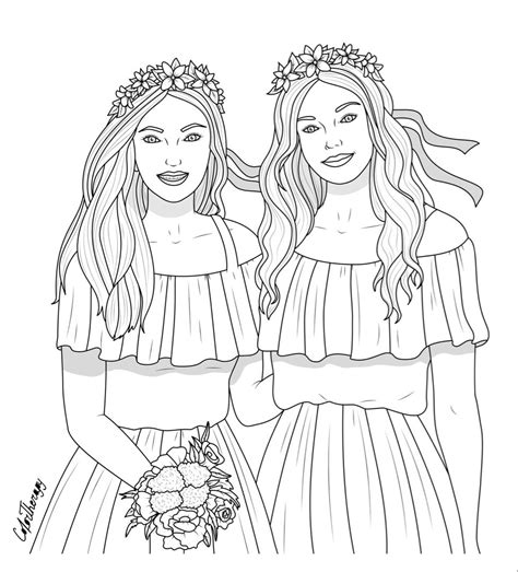 Coloring Pages 3 Bffs