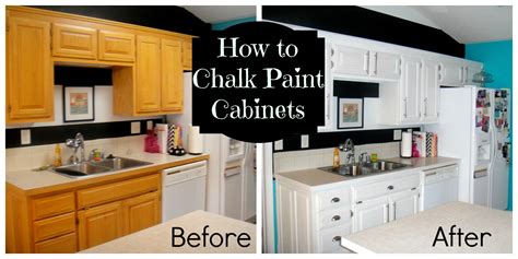 Originally, i used annie sloan chalk paint in old white on the uppers and duck egg blue on the lower cabinets. How to chalk paint | Decorate My Life