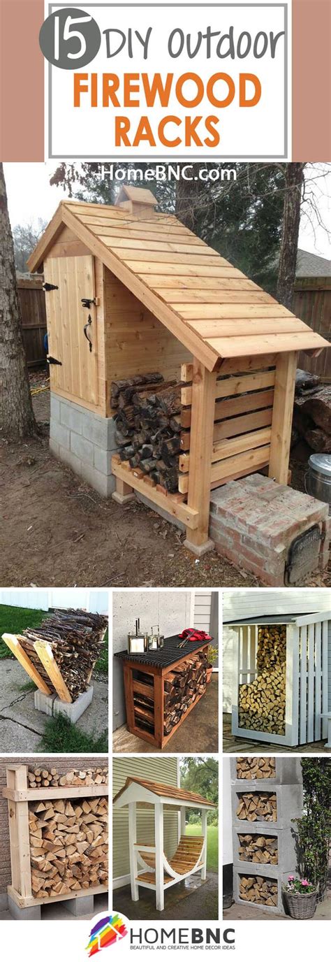 15 Simple Diy Outdoor Firewood Rack Ideas To Keep Your Wood Dry