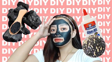Diy Charcoal Peel Off Face Mask First Time Effective Youtube