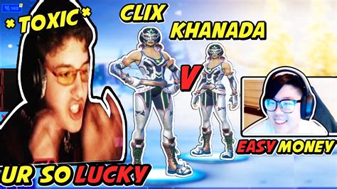 Clix Goes Full Try Hard Against Khanada Because All The Pros Were