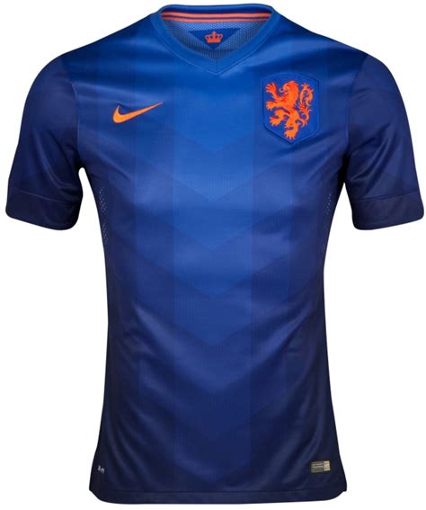 New Nike Netherlands Away World Cup Kit 2014 Blue Holland Jersey 1415