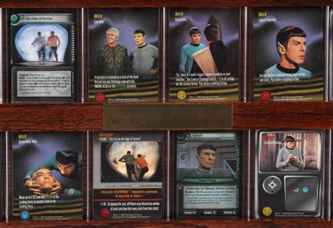 The original series season one: FIRST OFFICER MR. SPOCK "STAR TREK" CARD DISPLAY - Current price: $125