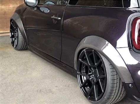 Mini Cooper Carbon Fiber Fender Flares Wide Wheel