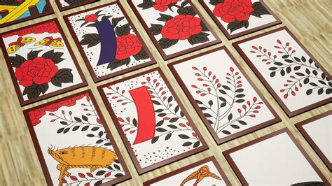 Hanafuda Japanese Playing Cards In Props Ue Marketplace