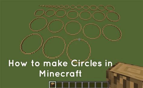 How To Make Circles In Minecraft Step By Step Guide Gameplayerr