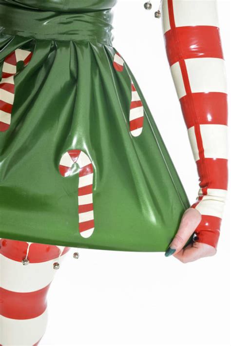 Latex Christmas Elf Dress Fetasia Latex