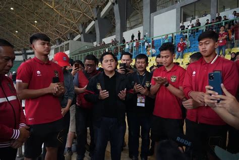 Erick Thohir Gelar Doa Bersama Timnas Indonesia U 20 Sebelum Bertolak
