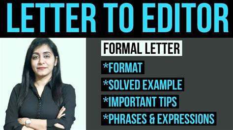 Letter To The Editor Class 10 Letter To Editor Class 11 Letter To