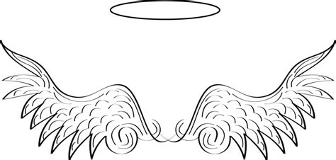 Angel Wing Clip Art Heart Halo Cliparts Png Download 1024489