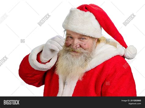 Santa Claus Removing Image And Photo Free Trial Bigstock