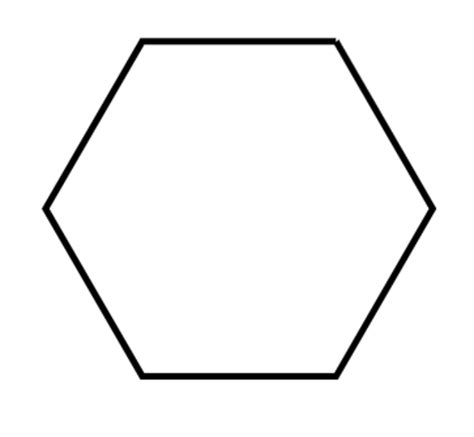 What Is A Regular Hexagon 6 Sided Shape How Many Sides