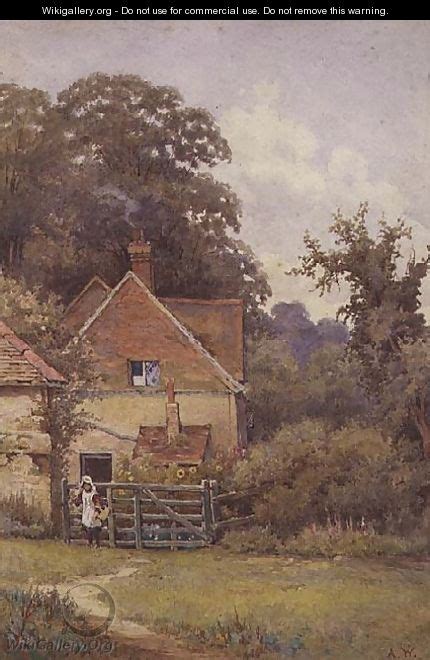 A Cottage On The Felday Road At Abinger Hammer Arthur Waite