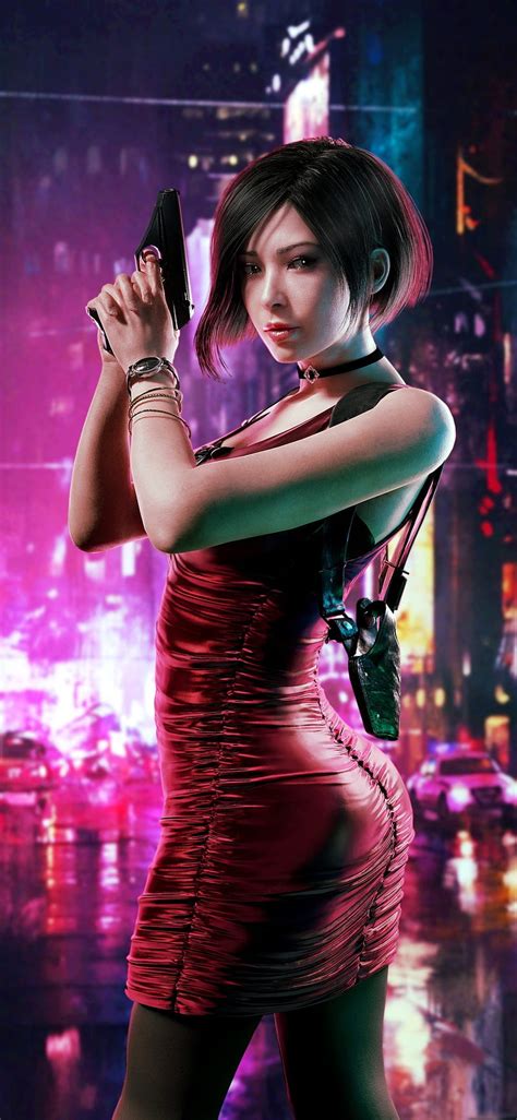 1290x2796px 2k Free Download Resident Evil Resident Evil 2 2019 Ada Wong Claire Redfield