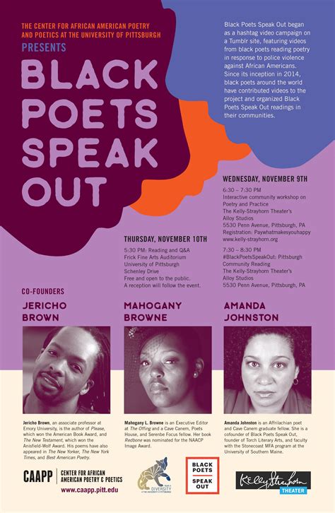 Black Poets Speak Out - Center for African American Poetry and Poetics
