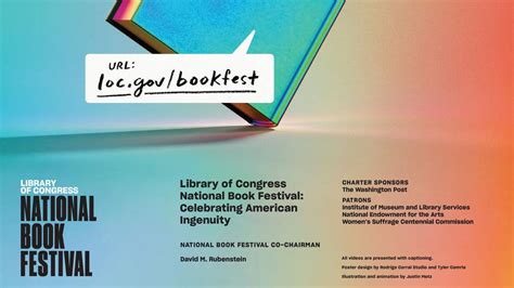 National Book Festival In September Goes Virtual