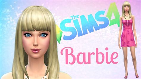 ベット 一部 と Barbie Sims 4