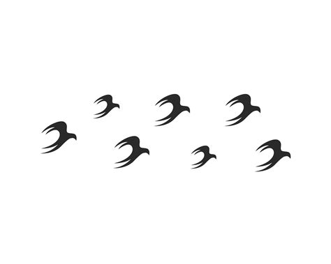 Bird Fly Sign Abstract Template Icons Vector 586028 Vector Art At Vecteezy