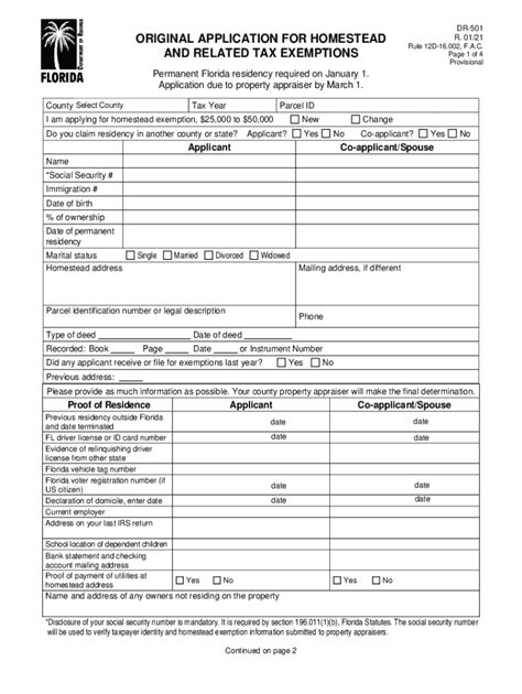 Application Homestead Exemptions Fill Out And Sign Printable Pdf