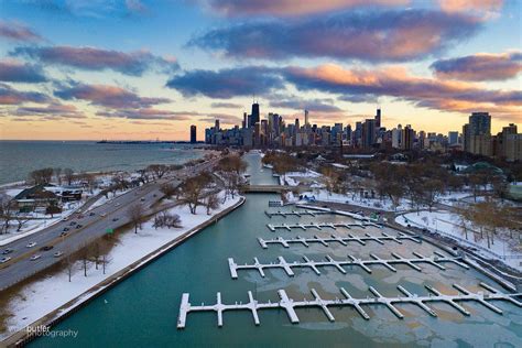 Snow Covered Lincoln Park Chicago