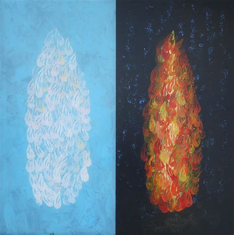 Pillar of fire and cloud colouring pages. Cloud By Day Fire By Night Painting by Mordecai Colodner