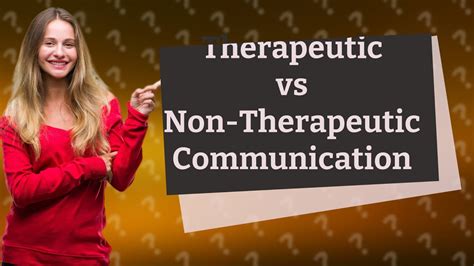 How Can I Differentiate Between Therapeutic And Non Therapeutic