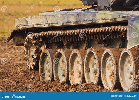 Tank Tracks Stock Image Image Of Force Military Camo 27093171