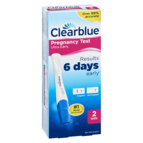 Clearblue Early Detection Pregnancy Test Save On Foods